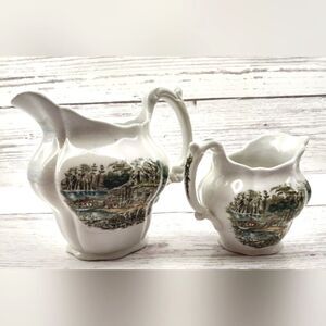 Ridgeway Staffordshire England Bartlett Scene's Lake Lac Chaudiere 1842 Quebec